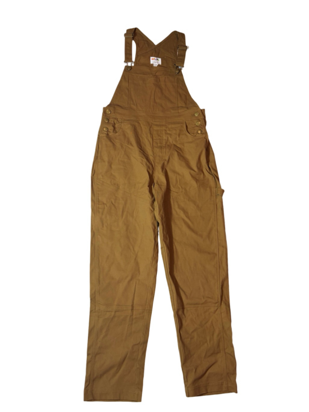 Alder Apparel Get Dirty Workwear Overalls Women’s L Walnut Brown Canvas